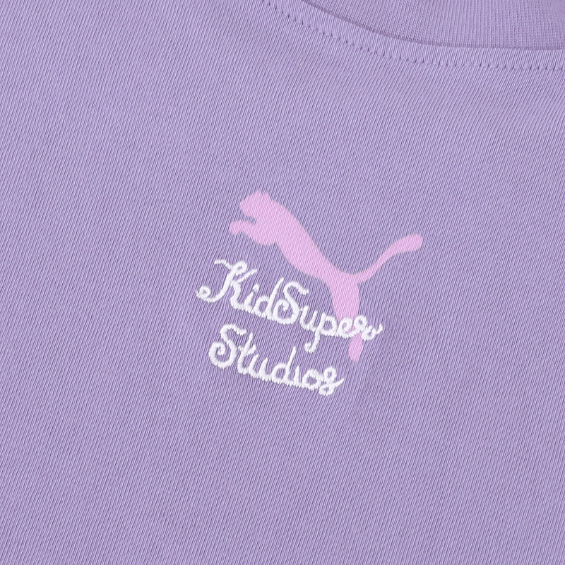 мужская фиолетовая футболка PUMA x Kidsuper Studios Tee 53041028 - цена, описание, фото 2